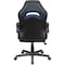 Global Industrial Racing/Gaming Chair, Mid Back, Synthetic Leather, Black/Blue 695854BL - alternate 4